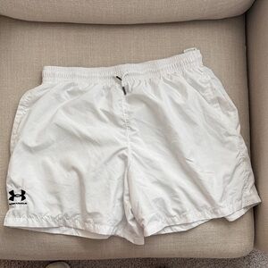 Under Armour White Sports Shorts